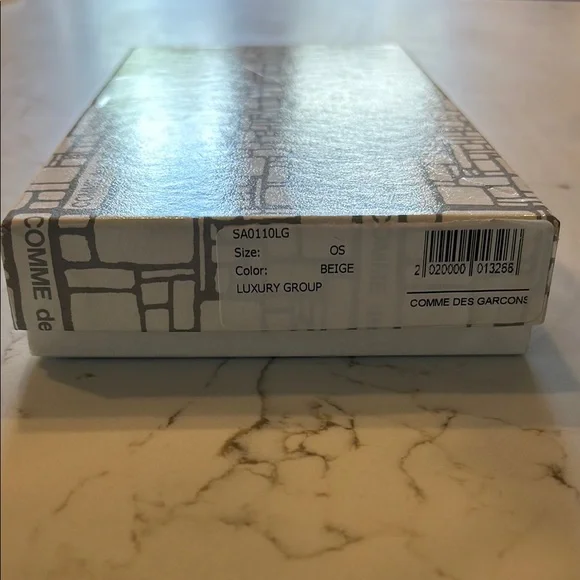 Comme des Garçons Textured Tan Wallet